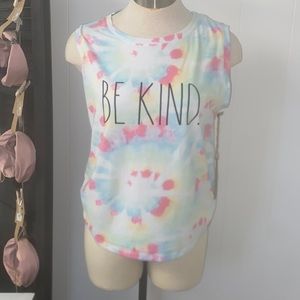 Rae Dunn Tank Top +matching scrunchie